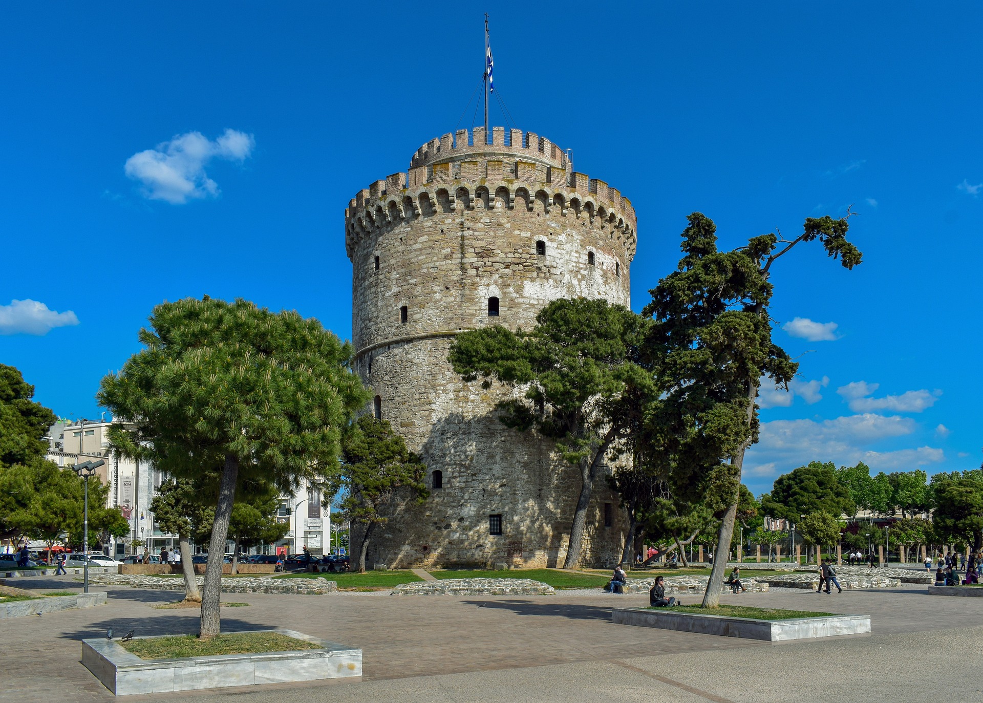 White tower in Thessaloniki