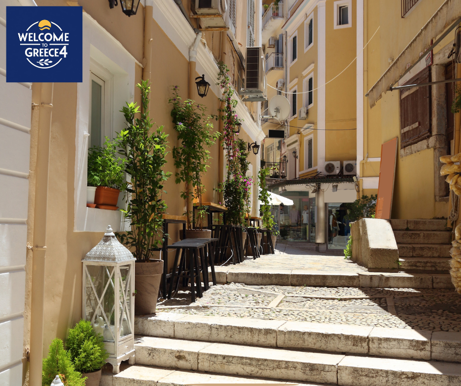 Corfu in Kerkyra island