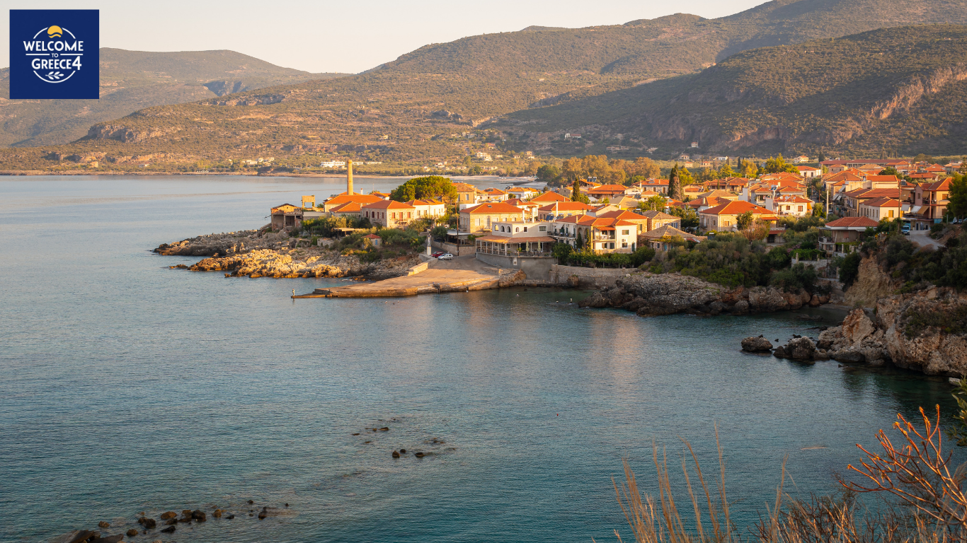 Kardamyli village in Mani
