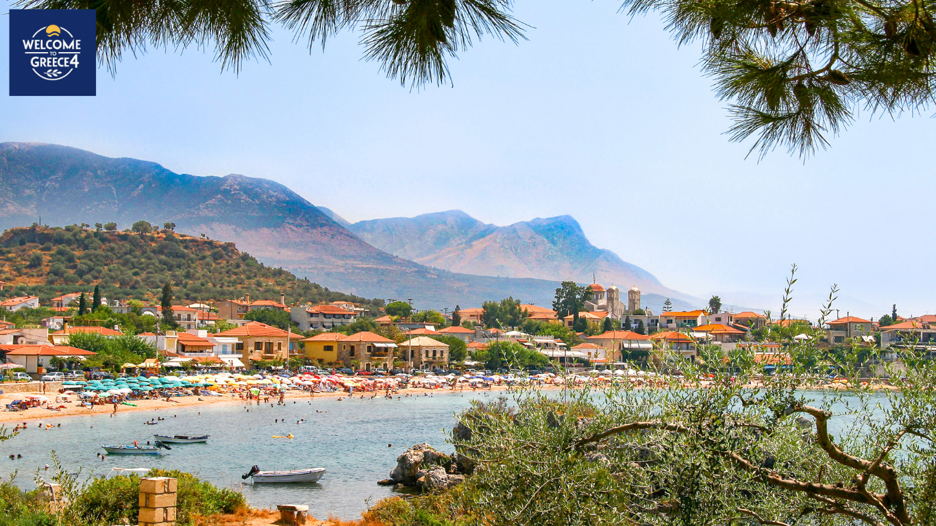 Stoupa village