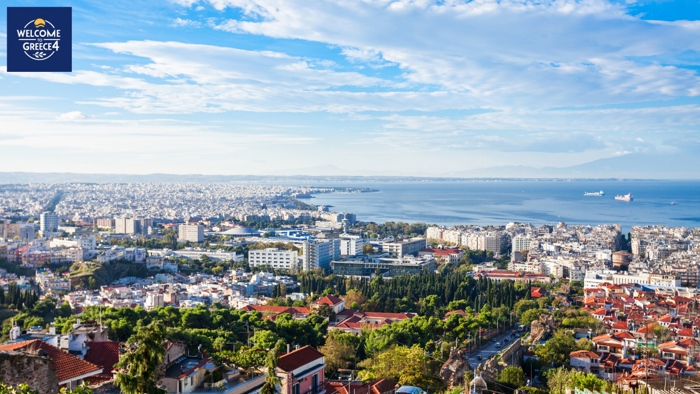 Panoramic view of Thessaloniki